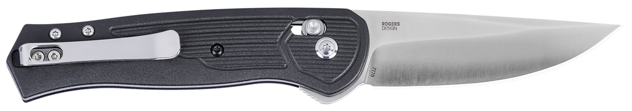 CRKT 7170 SERO EDC 3.02" Folding Plain Satin S35VN Blade, Black Textured GRN Handle
