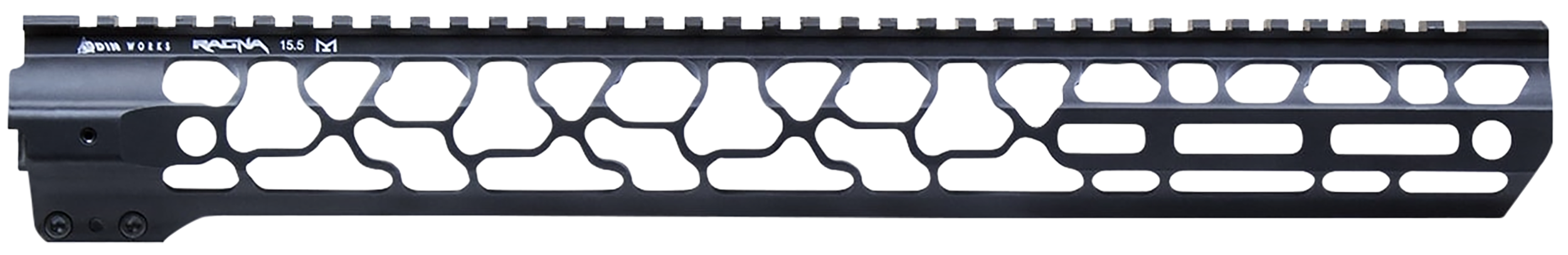Odin Works F15MLRA 15.5" Ragna M-LOK Forend  M-LOK, Black Aluminum, Mounting Hardware Included for AR-15