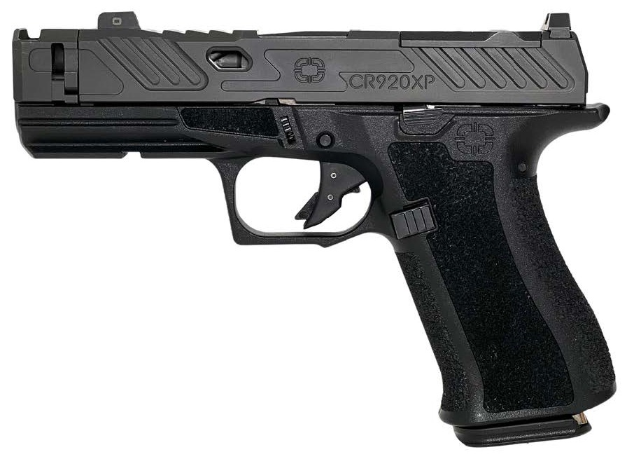 SHAS CR920XP 9MM BLK ELITE SLIDE BLK BBL BLEM