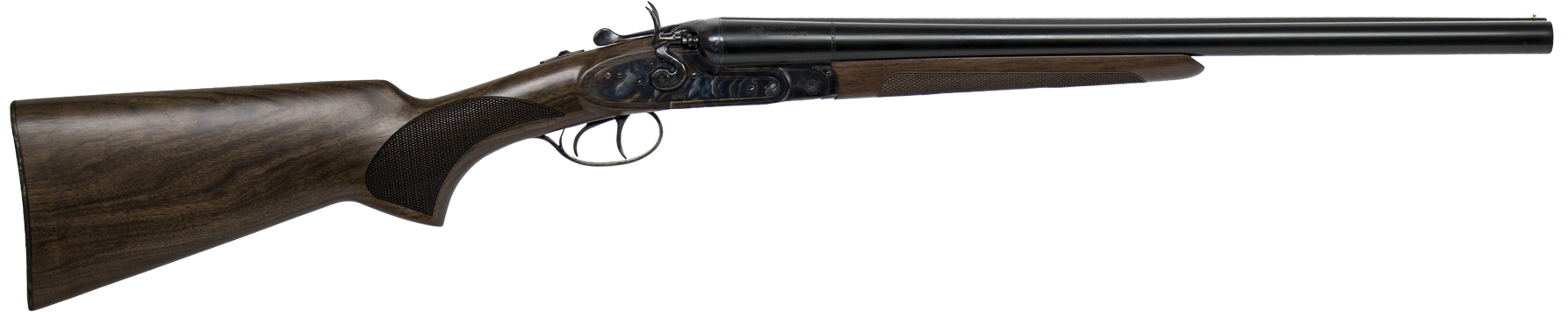 CZ-USA 06130 Hammer Coach  12 Gauge 2rd 3" 20" Black Chrome Barrel Color Case Hardened Rec Turkish Walnut Fixed Pistol Grip Stock Right Hand (Full Size) Includes Fixed Cylinder & Cylinder Chokes
