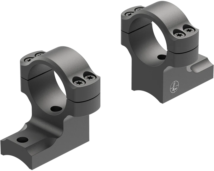 Leupold 181334 BackCountry Ring Mount Matte Black Savage 10/110 Round Receiver