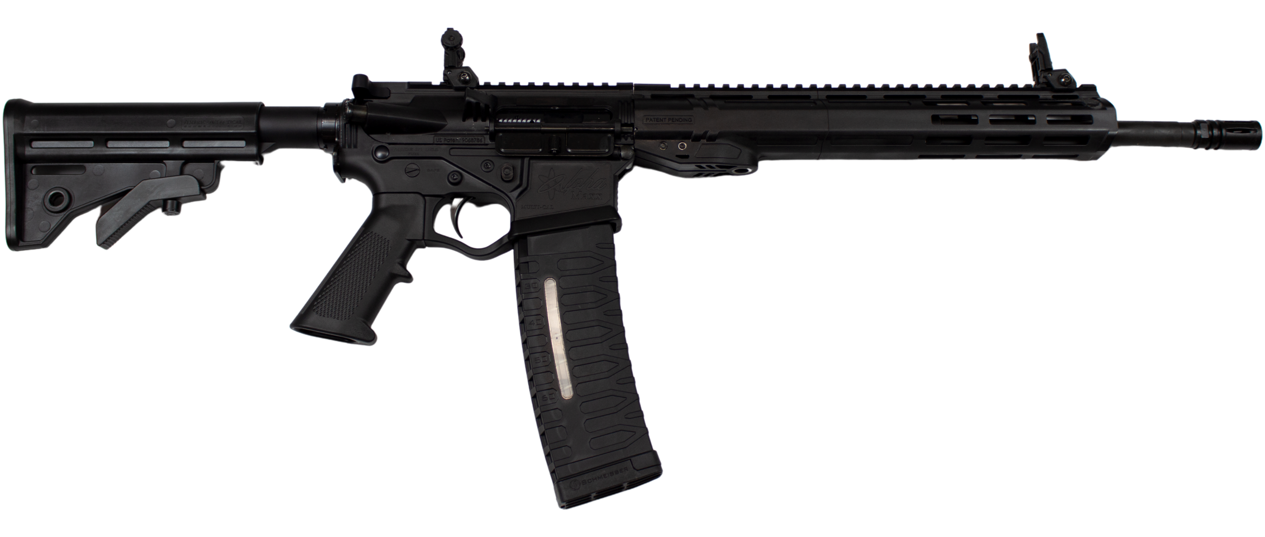 ATI ALPHA MAXX 5.56 16" BBL 13" MLOK RAIL BLACK 1-60RD MAG & FLIP UP SIGHTS