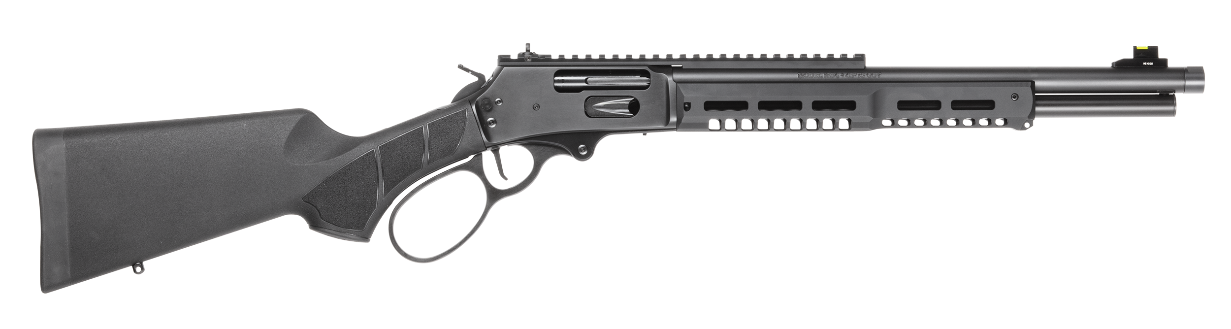 Smith & Wesson 14453 1854 Stealth Hunter 45-70 Gov 5+1 16.50" Black Armornite Threaded Barrel, Black Armornite Stainless Steel Receiver w/Picatinny Rail, M-LOK Forend, Black Fixed Synthetic Stock