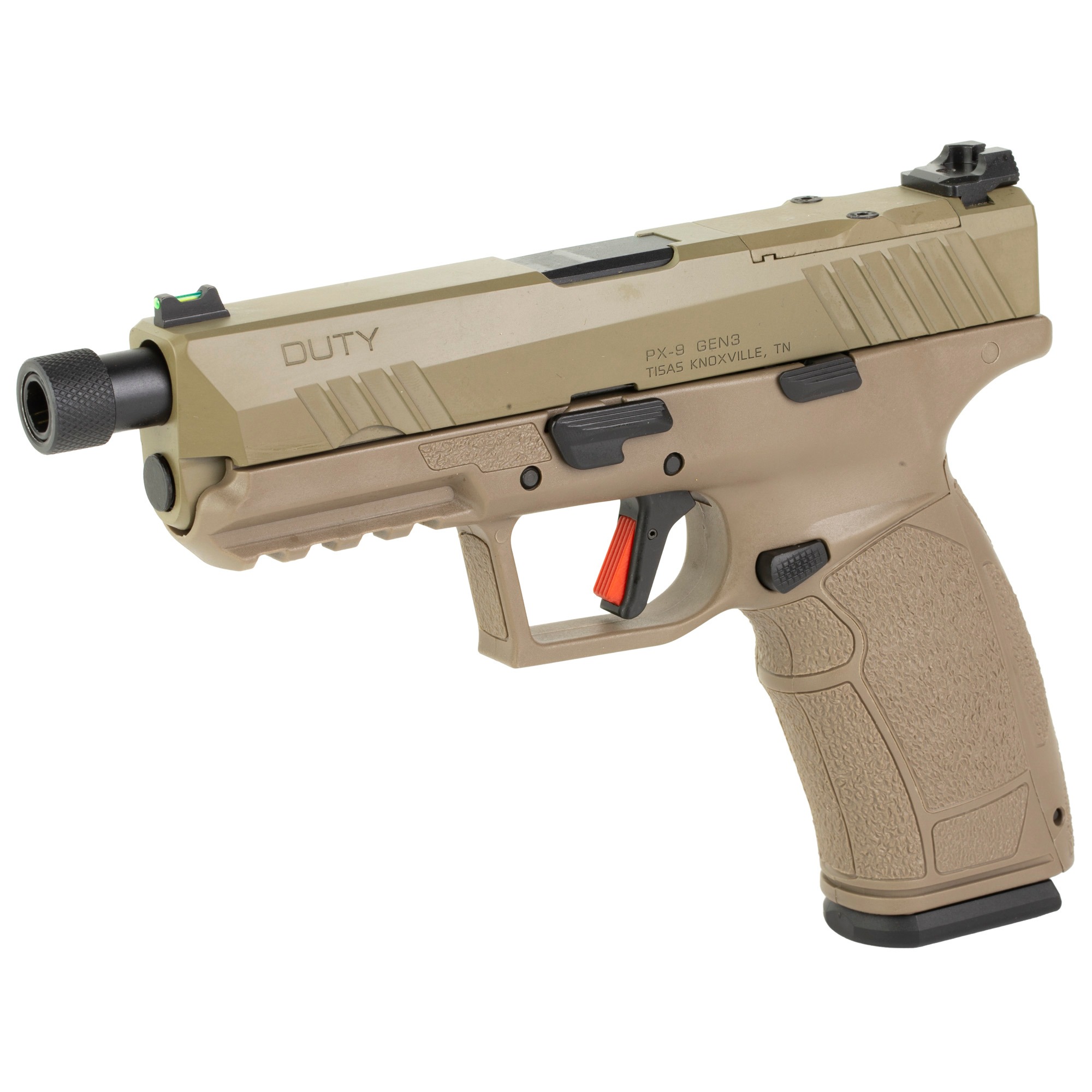 TISAS PX-9G3 DTY 9MM 4.69 TB 20R FDE
