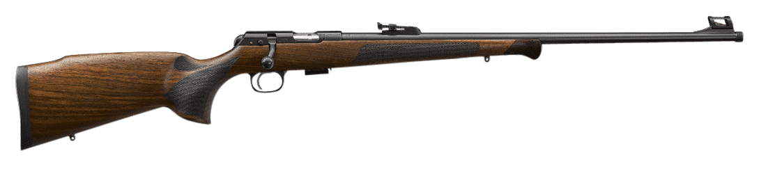 CZ-USA 02371 CZ 457 Premium Full Size 22 LR 5+1 24.80" Black Nitride Black Nitride Steel Receiver Turkish Walnut Monte Carlo w/Decorative Forend Tip Stock Right Hand