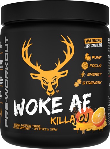 BUCKED UP PRE-WORKOUT WOKE AF KILLA OJ 30 SERVINGS!