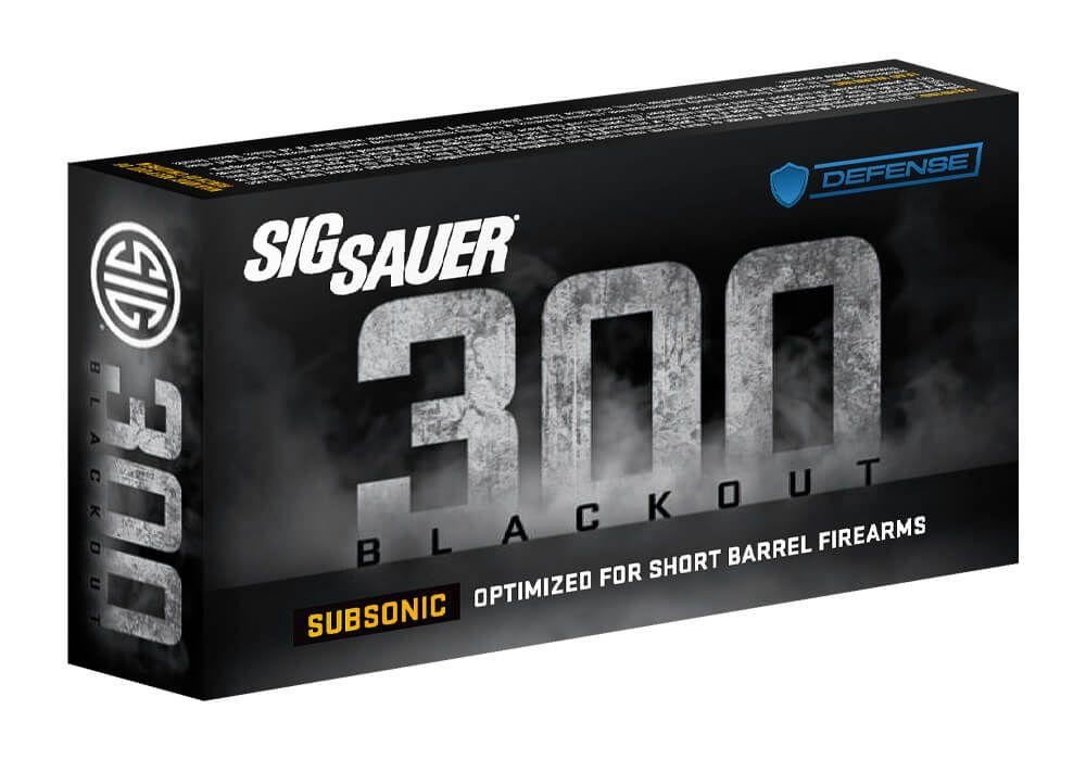 Sig Sauer Subsonic Max Expansion Rifle Ammunition .300 AAC Blackout 194 gr OTM 1000 fps 20/ct