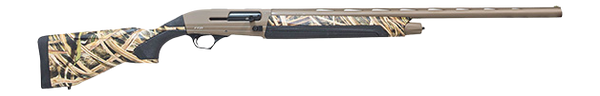 Pointer FT21FDESGB20 Field Tek FT21 Semi-Auto 3" 5+1 28" Flat Dark Earth Cerakote Vent Rib Barrel & Aluminum Receiver, Fixed Mossy Oak Shadow Grass Blades Synthetic Stock