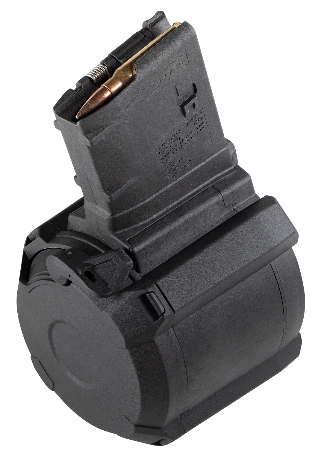 Magpul MAG993BLK PMAG GEN M3 50rd Drum 308 Win/7.62x51mm NATO Fits AR-10/M110/SR25 Black Polymer