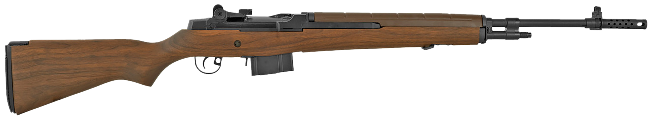 Springfield Armory MA9102CA M1A Standard Issue *CA Compliant 308 Win/7.62x51mm 10+1 22" Black Parkerized Carbon Steel Barrel, Black Parkerized Steel Receiver, Walnut Wood Fixed Stock, Right Hand