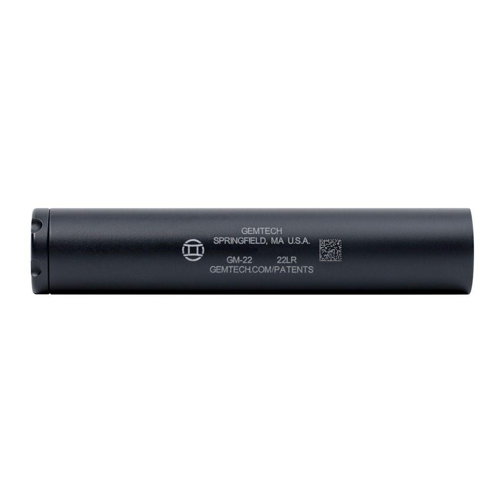 Gemtech GM-22 Direct Thread Aluminum Rimfire Suppressor .22LR Black