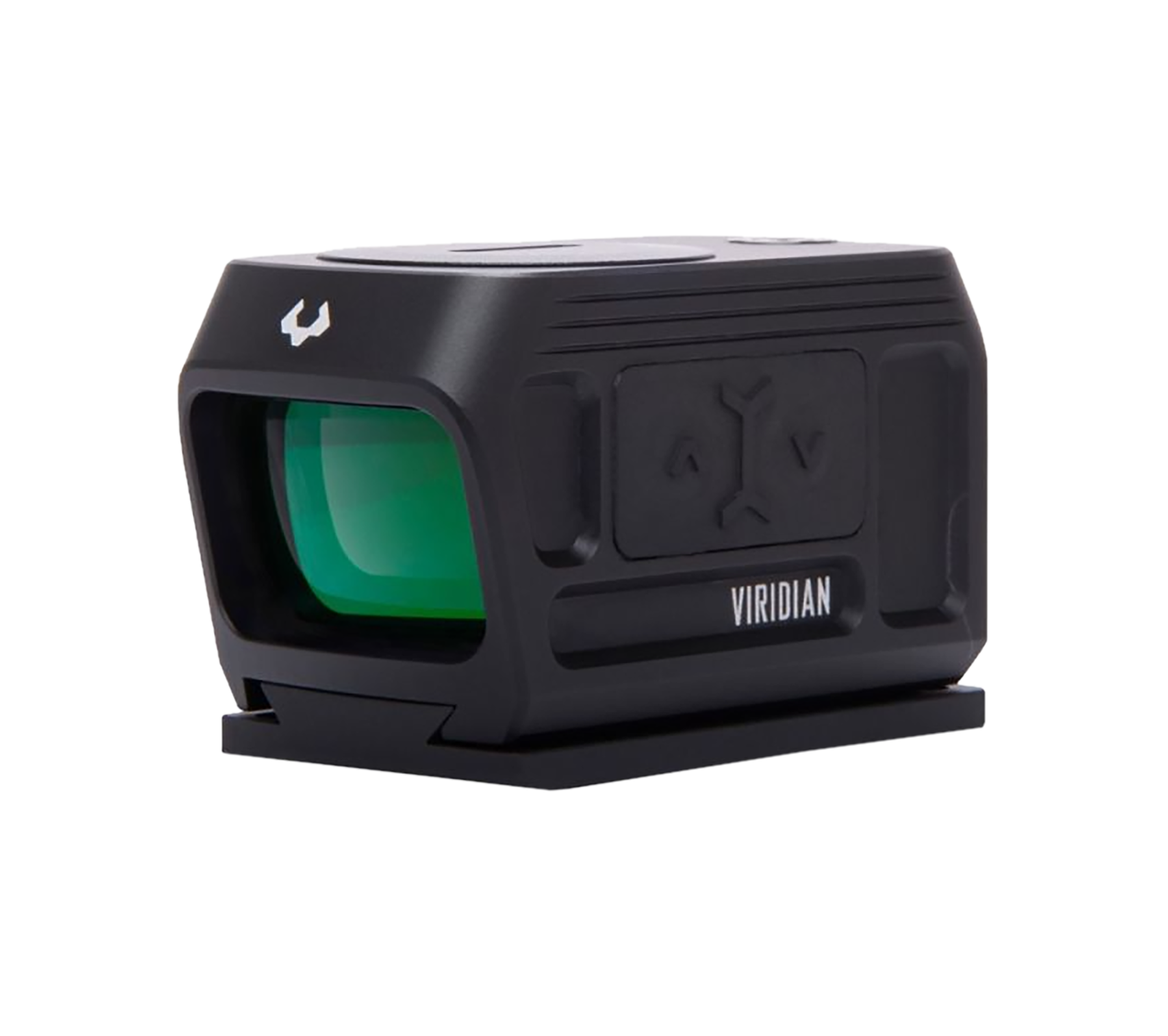 Viridian 9810051 RFX45 Black 1 x 24 mm x 15.5 mm 5 MOA Green Dot ACRO/Glock MOS