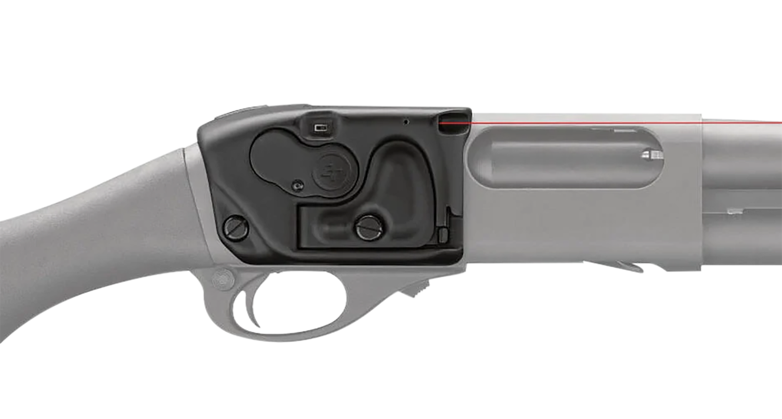 Crimson Trace 0179801 LaserSaddle Remington 870/Tac-14, Red Laser