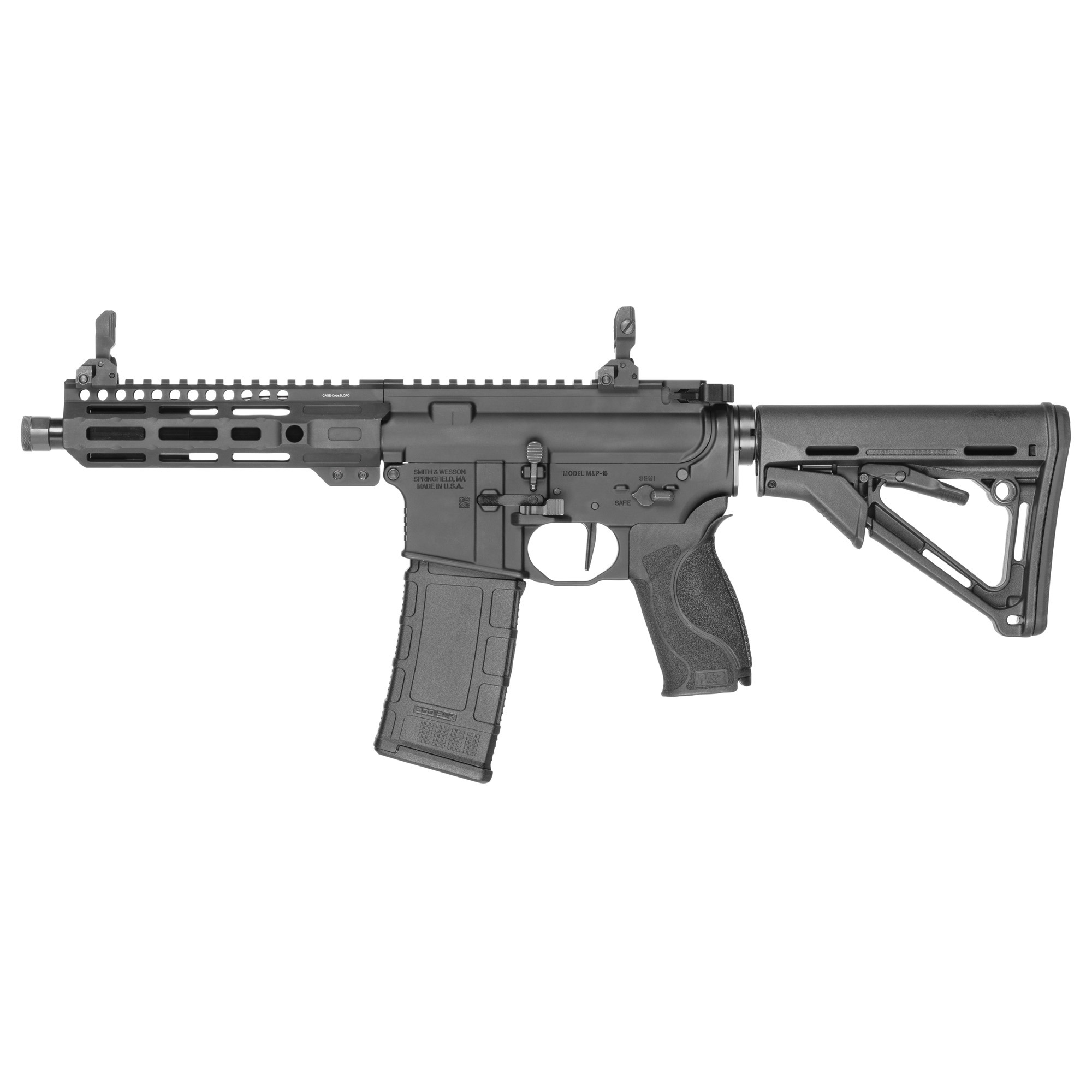 S&W M&P15 AXE SBR 300BLK 8" 30RD BLK
