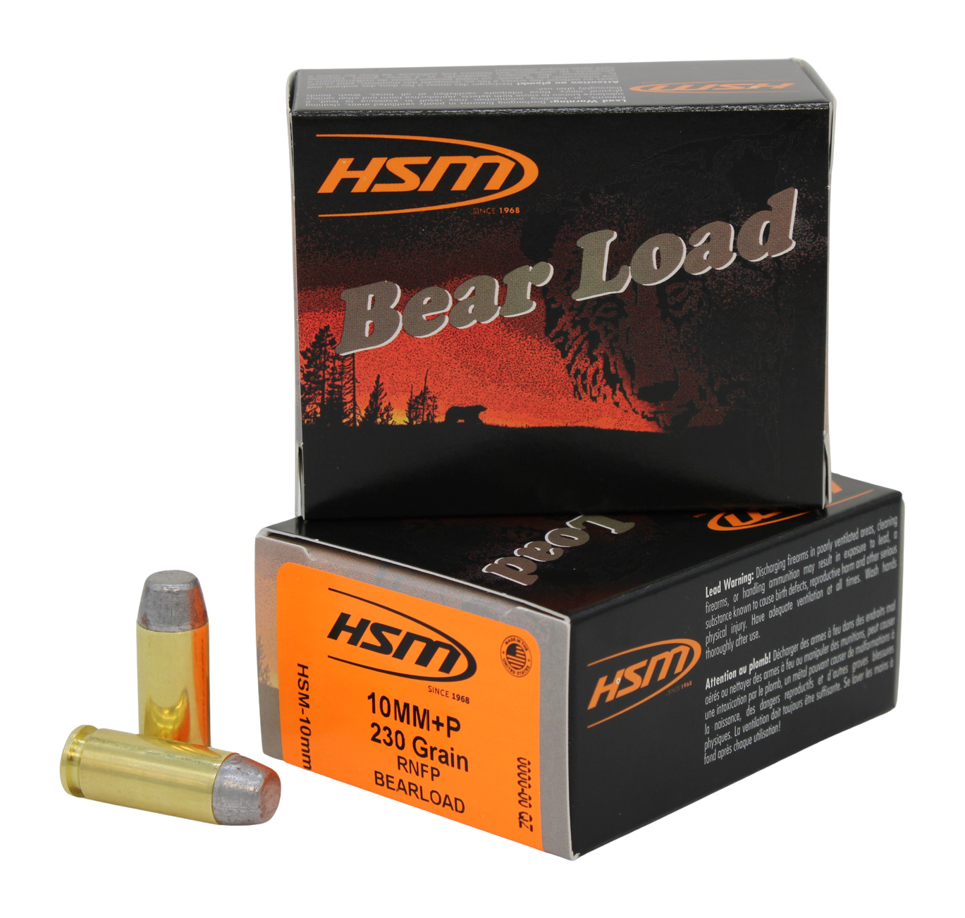 HSM 10mm RNFP Handgun Ammunition
