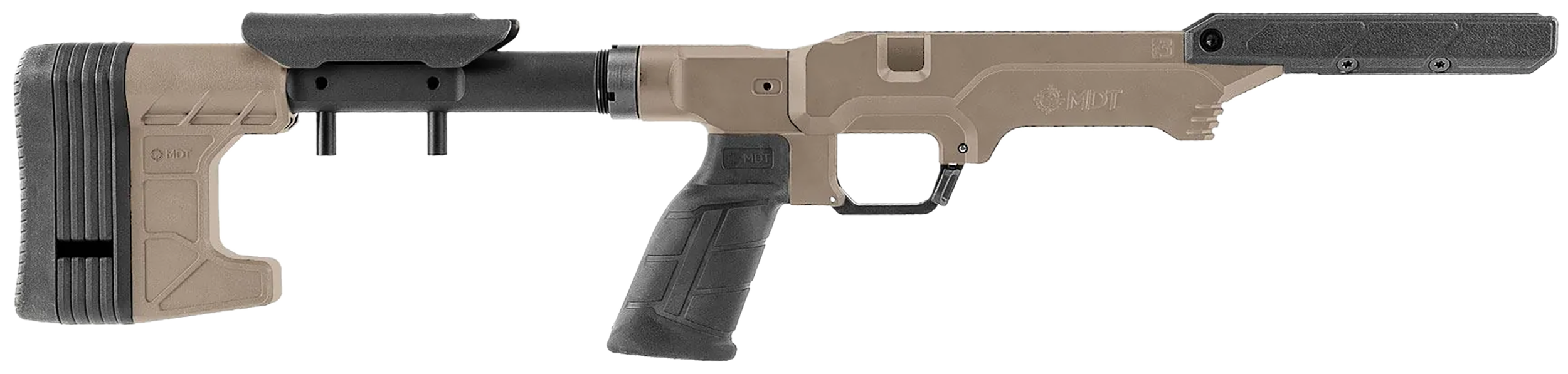 Mdt Sporting Goods Inc 114636FDE The Worker LSS Gen3 Flat Dark Earth Fits Remington 700 Short Action
