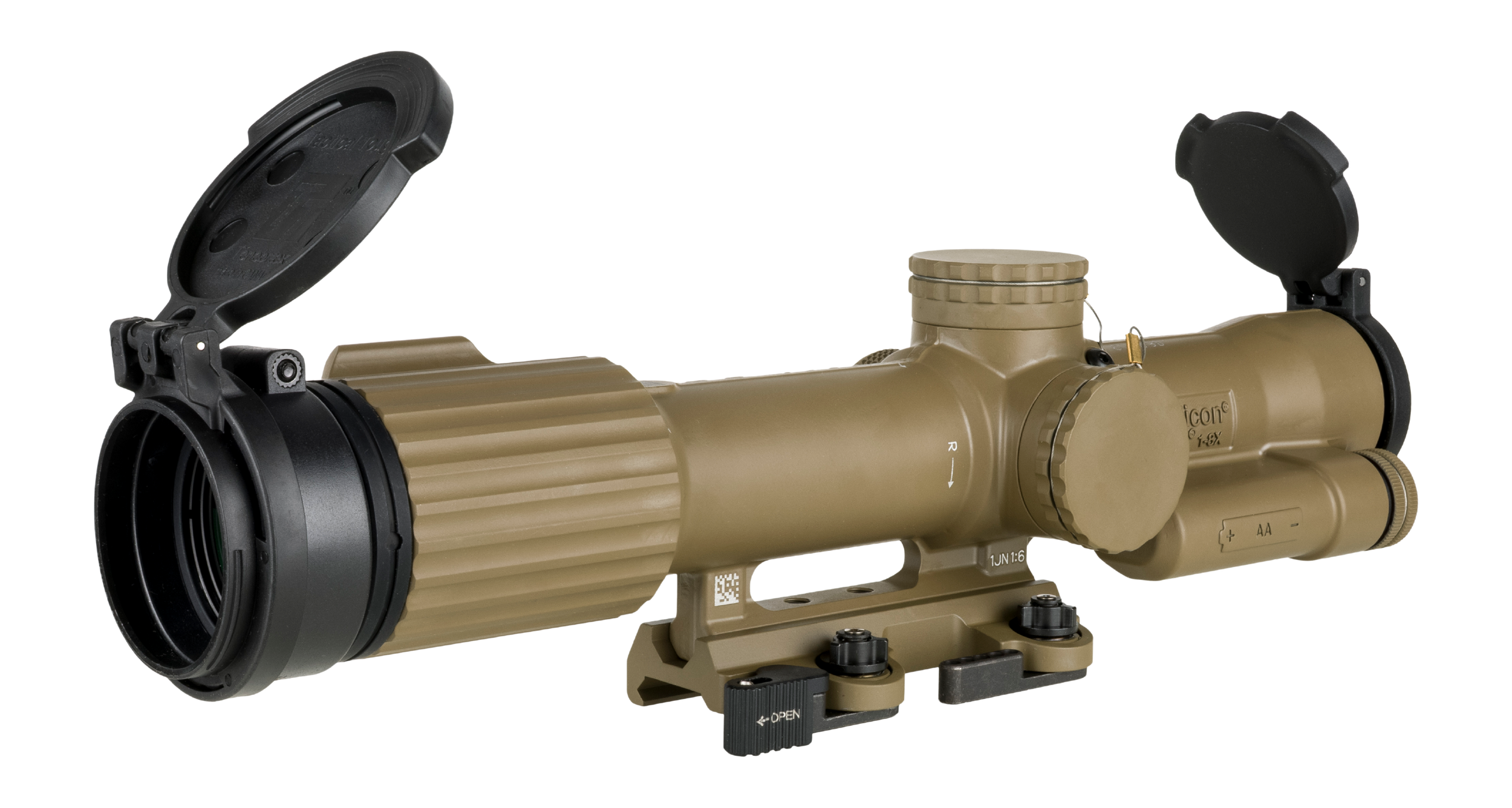 Trijicon VCOG 1-8x28mm MRAD Circle Reticle FDE Riflescope