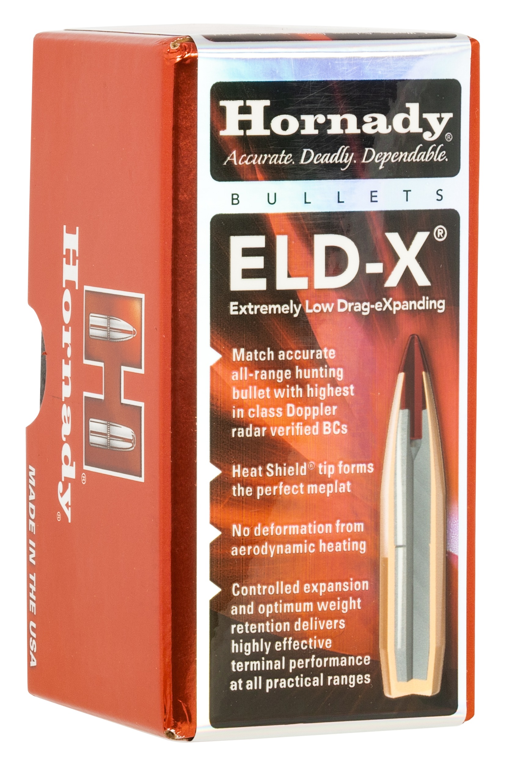 Hornady 22833 ELD-X 22 Cal .224 80 gr Extremely Low Drag-eXpanding 100 Per Box/ 25 Case