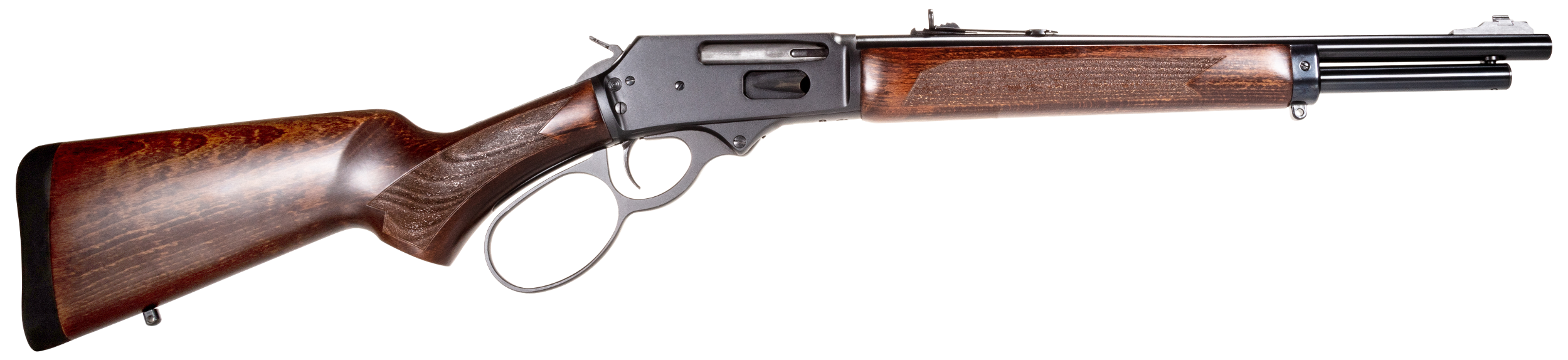 Rossi 953030161 R95 30-30 Win 5+1 16.50" Black Oxide Barrel/Rec, Fixed Hardwood Walnut Furniture, Adj. Buckhorn Sights