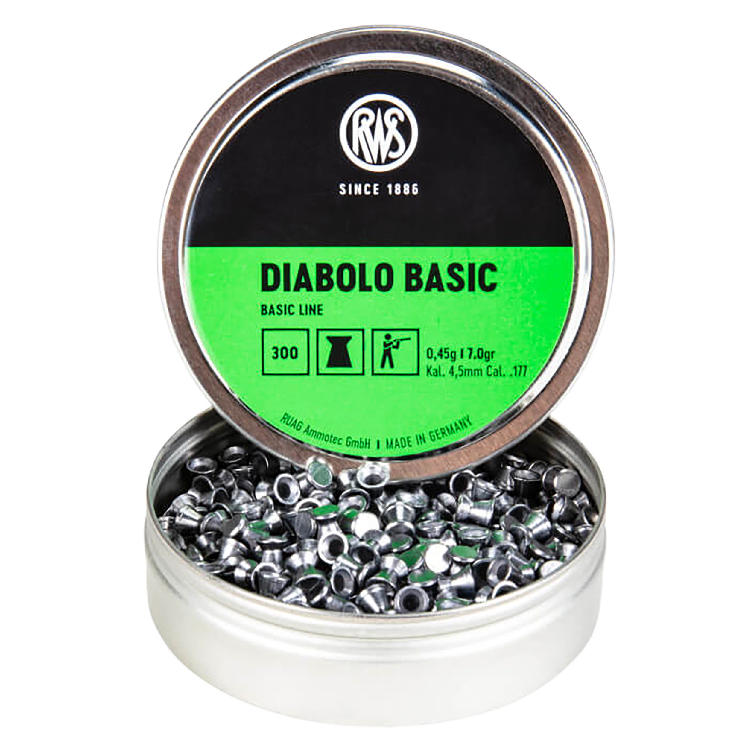 Umarex USA 2317398 Diabolo Basic Basic Line 177 300 CT