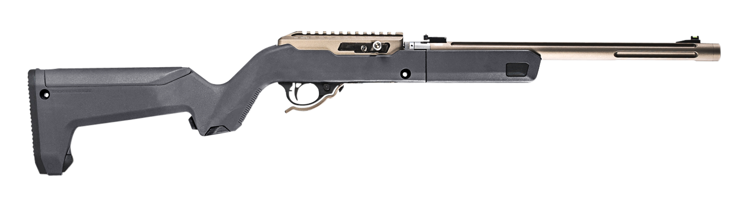 Magpul MAG808-GRY X-22 Backpacker Stock Stealth Gray Synthetic for Ruger 10/22 Takedown