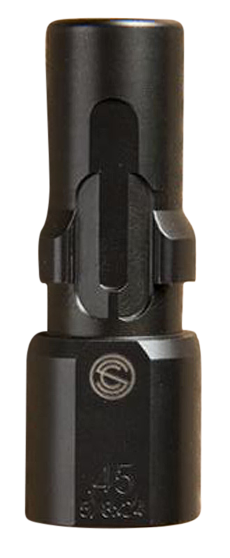 SilencerCo AC2603 3-Lug Muzzle Device 45 ACP 5/8"-24 Threads Black