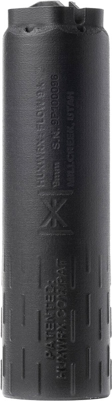 HUXWRX FLOW 9K SS SUPPRESSOR M13.5X1LH STICTION COMP BLACK