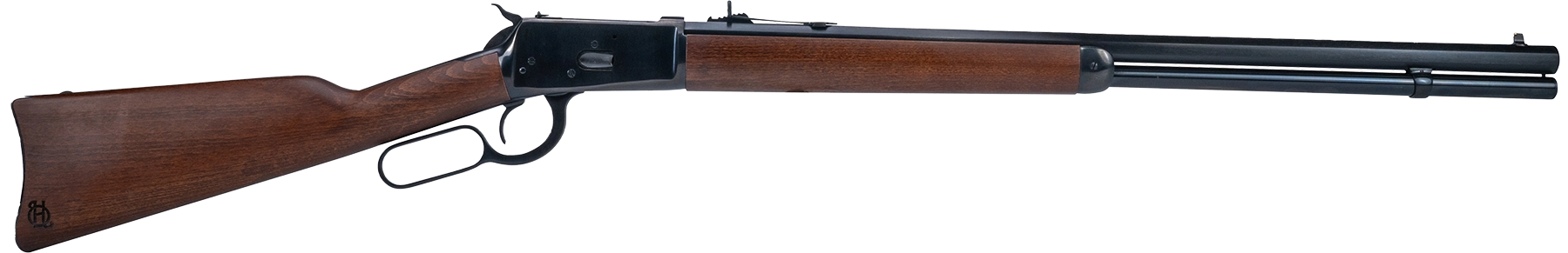Heritage Mfg H9204524F1 92 Ranch Hand 45 Colt (Long Colt) 12rd 24" Black Polished Octagon Barrel, Black Polished Alloy Steel Receiver, Fixed Hardwood Stock