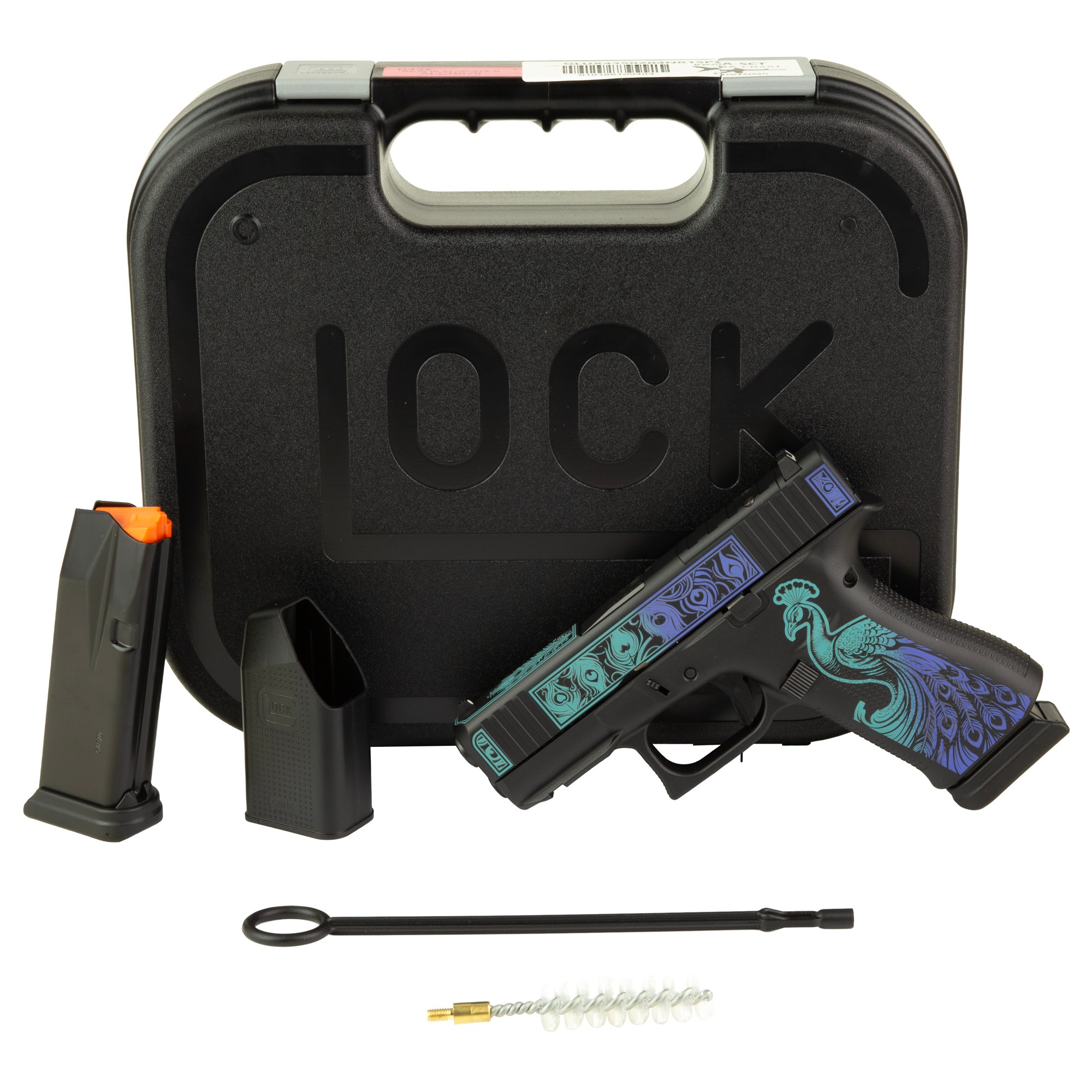 Glock 43X 9mm 3.41" 15rd Peacock Pistol