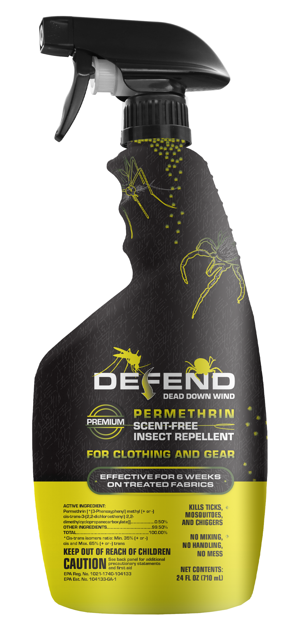 DEFEND 70009 PERMETHRIN CLOTHING SPRAY 24OZ