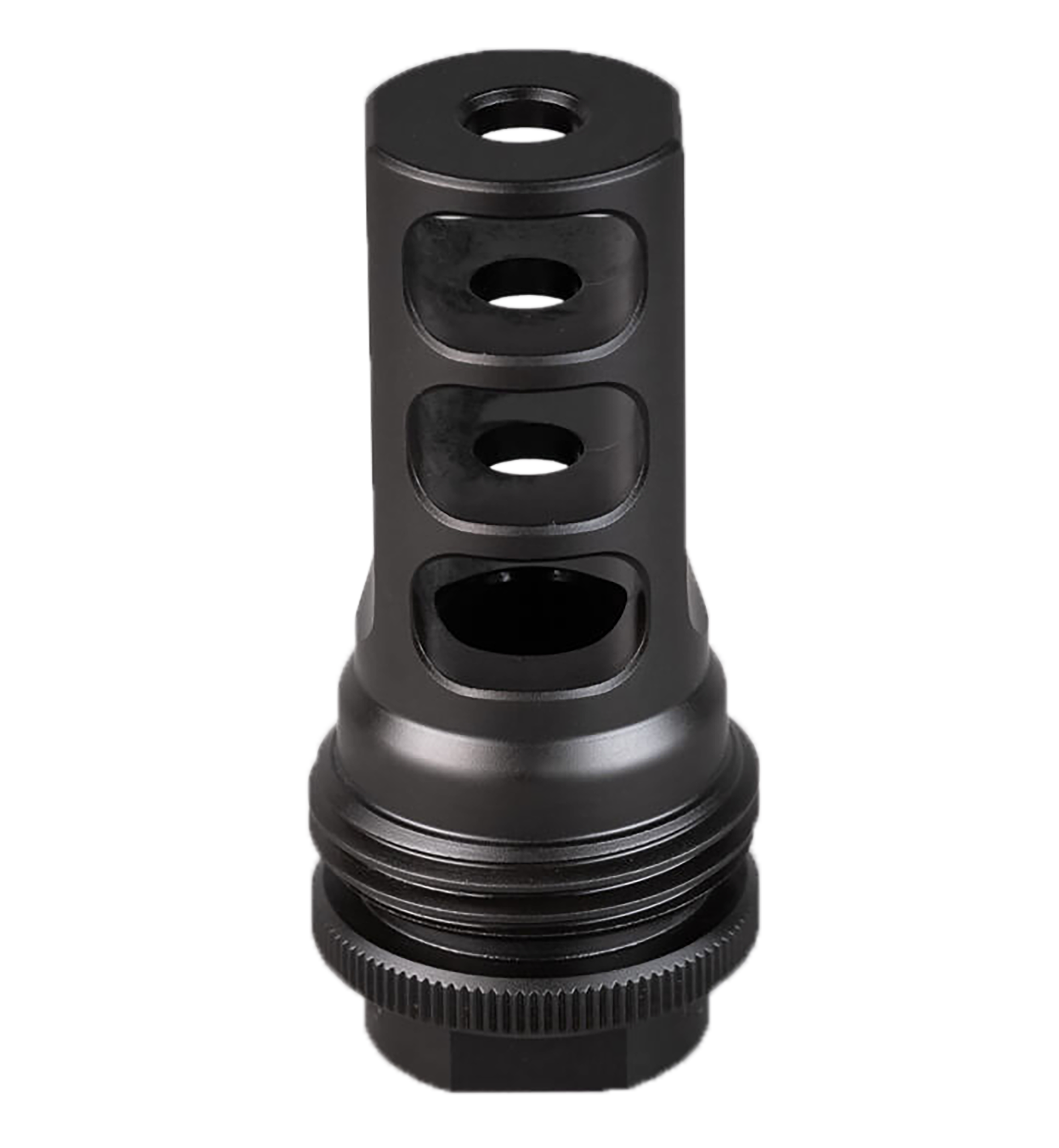 SilencerCo AC1276 ASR Muzzle Brake Black Nitride 9/16x24 RH Threads 30 Cal