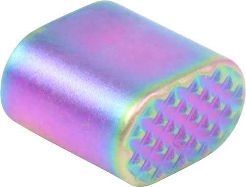 GUNTEC AR15 EXTENDED MAG BUTTON RAINBOW PVD COATED!