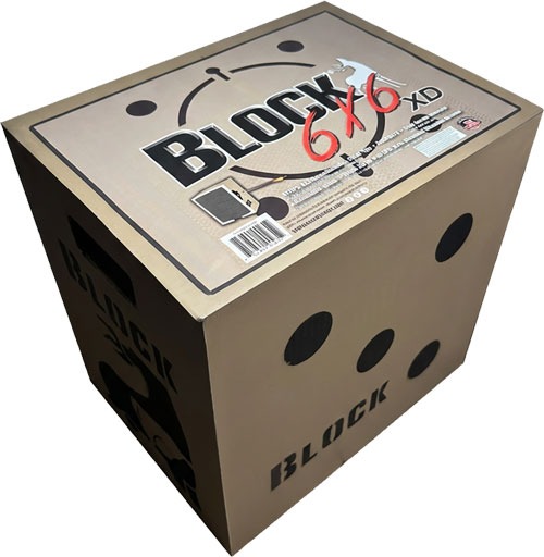 BLOCK TARGETS 6X6 XD TARGET 6-SIDED BROADHEAD RATED