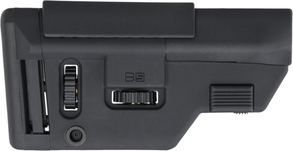 B5 Systems  Precision  Black Synthetic Adjustable with Cheek Riser Fits AR-Platform
