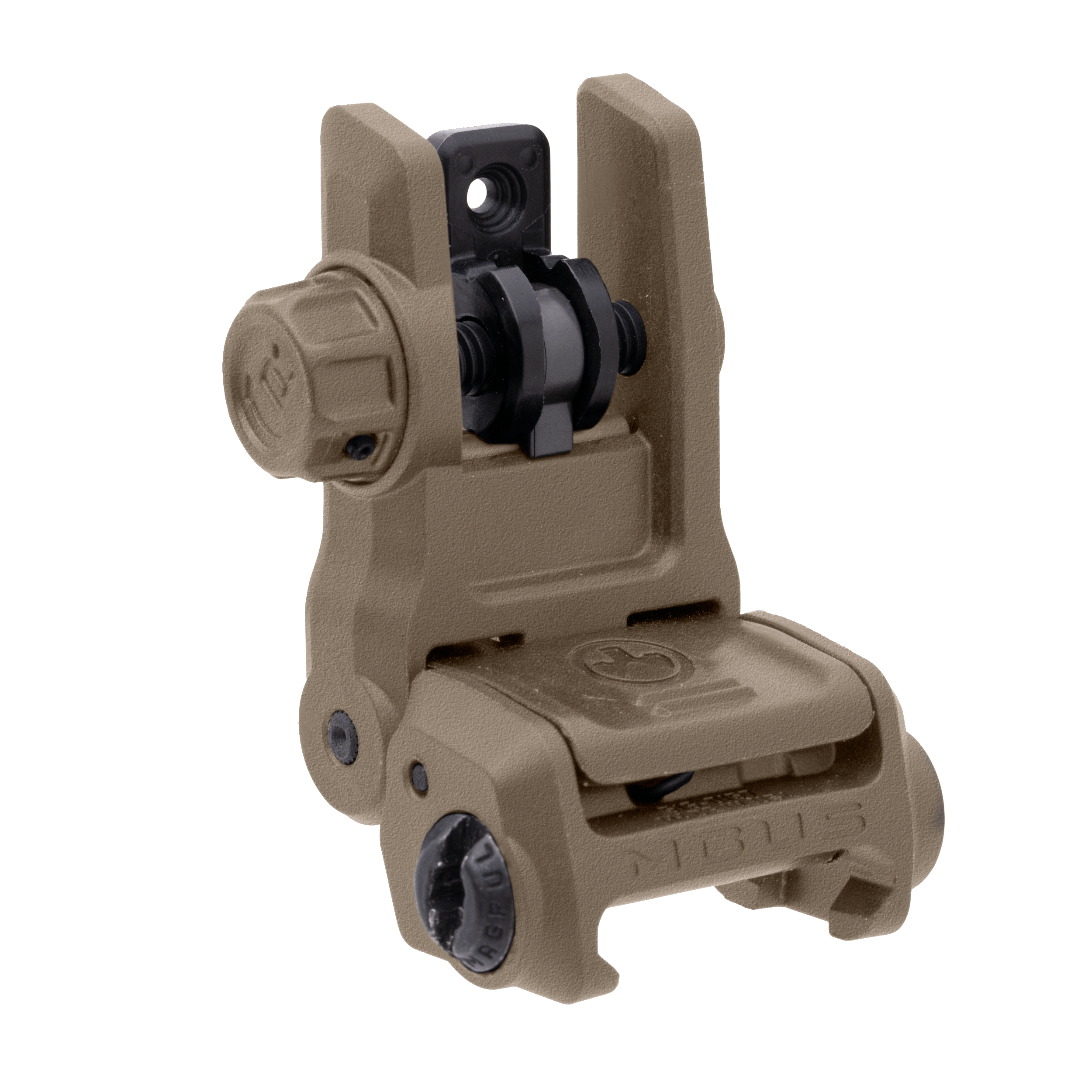 Magpul MAG1167FDE MBUS 3 Sight Rear Flat Dark Earth Flip Up for AR-10/AR-15/M4/M16/M110/SR-25
