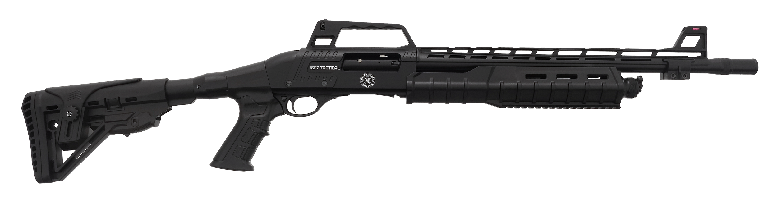 Silver Eagle Arms RZ17TAC RZ17 Tactical 12 Gauge 3" 4+1 18.50" Chrome-Lined Barrel, Black Steel Receiver, Black Fixed Adjustable Length & Comb Stock, Pistol Grip