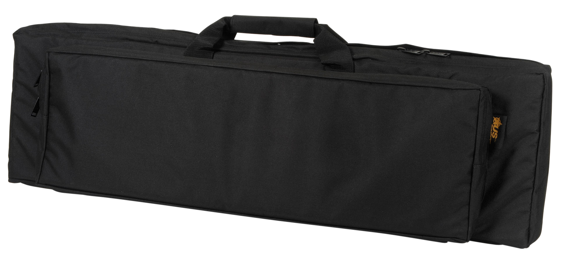 US PeaceKeeper P30036 RAT Case Water Resistant Black 600D Polyester w/ Padding Adjustable Straps Air Vents & Front Pocket w/ Triple Mag Pouch