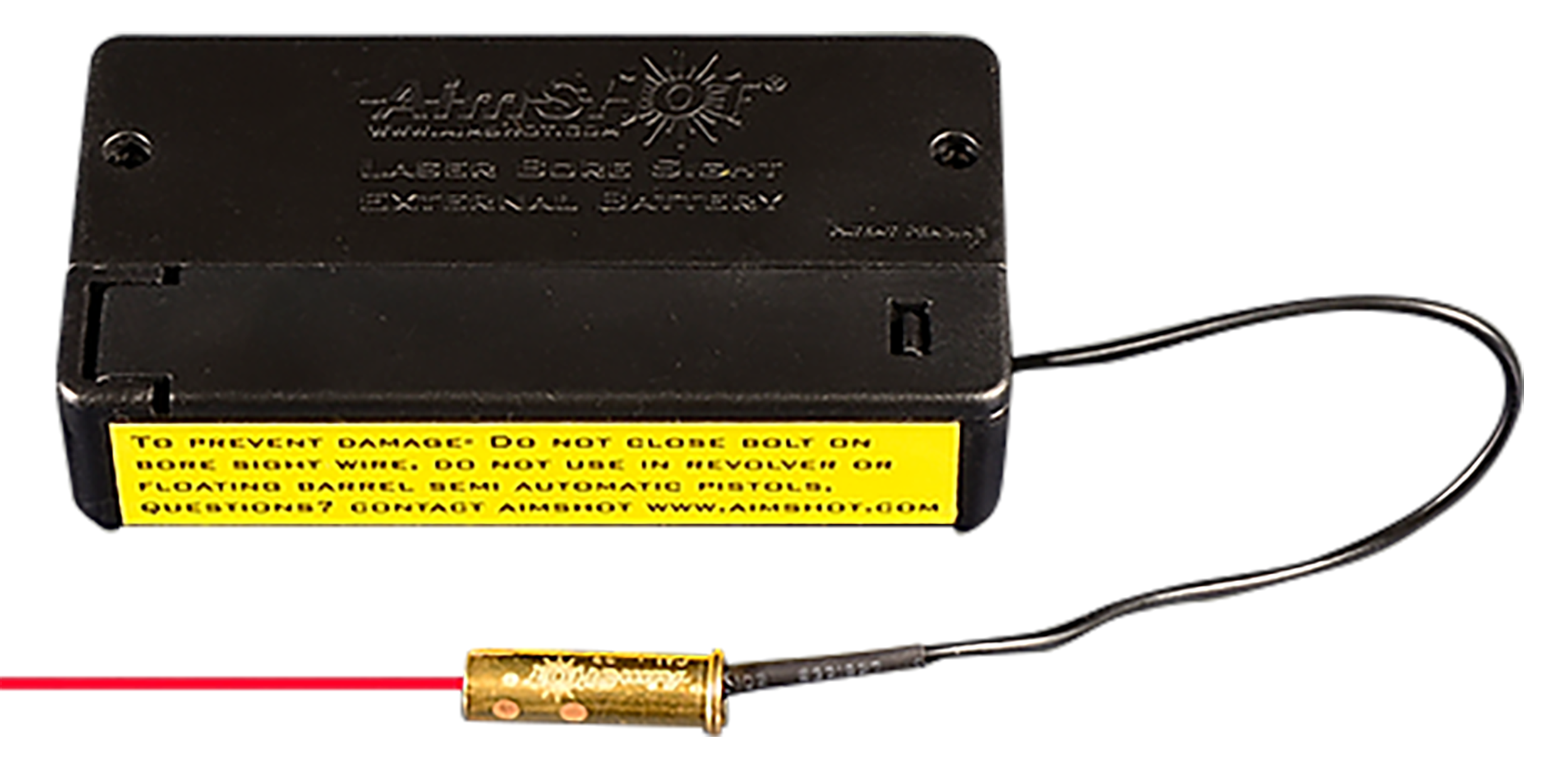 Aimshot BSB17 Laser Boresighter with External Battery Box 17 HMR Brass