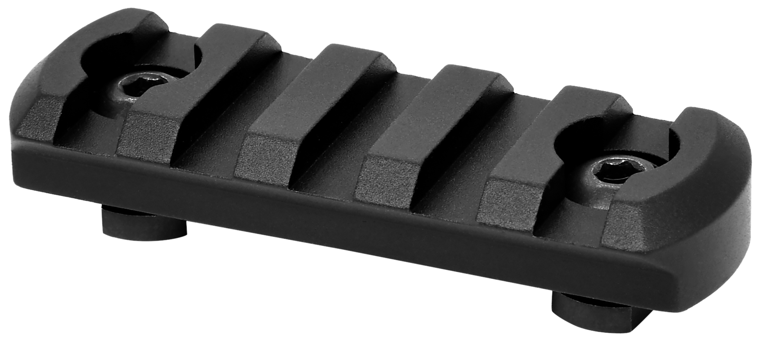 Warne 6202M M-LOK 5-Slot Black Anodized Aluminum