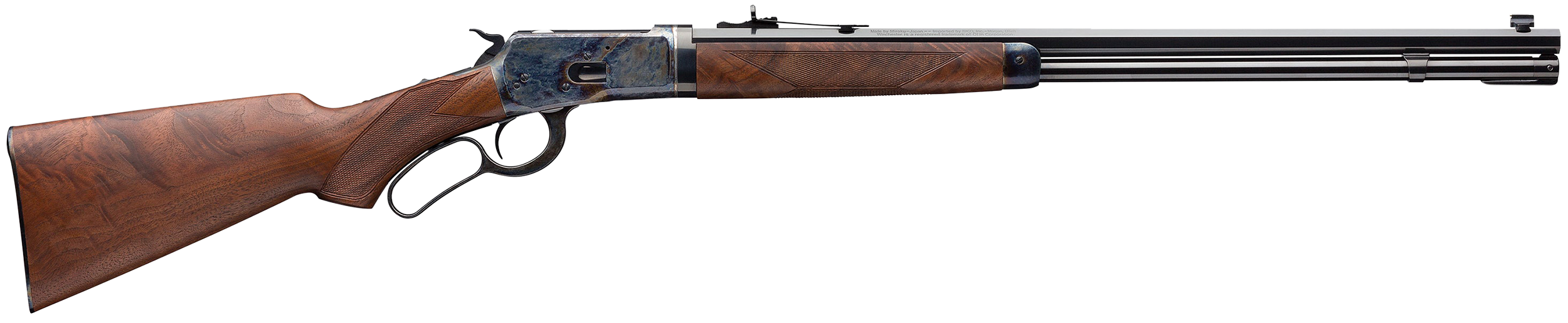 Winchester Repeating Arms 534283140 Model 1892 Deluxe Takedown Full Size 44-40 Win 11+1 24" Polished Blued Octagon Barrel, Color Case Hardened Steel Receiver, Grade V/VI Walnut Fixed Stock