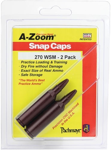 A-ZOOM METAL SNAP CAP .270WSM 2PK