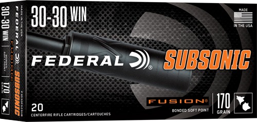 Federal Fusion Subsonic 30-30 Win 170gr SP 20rd Box
