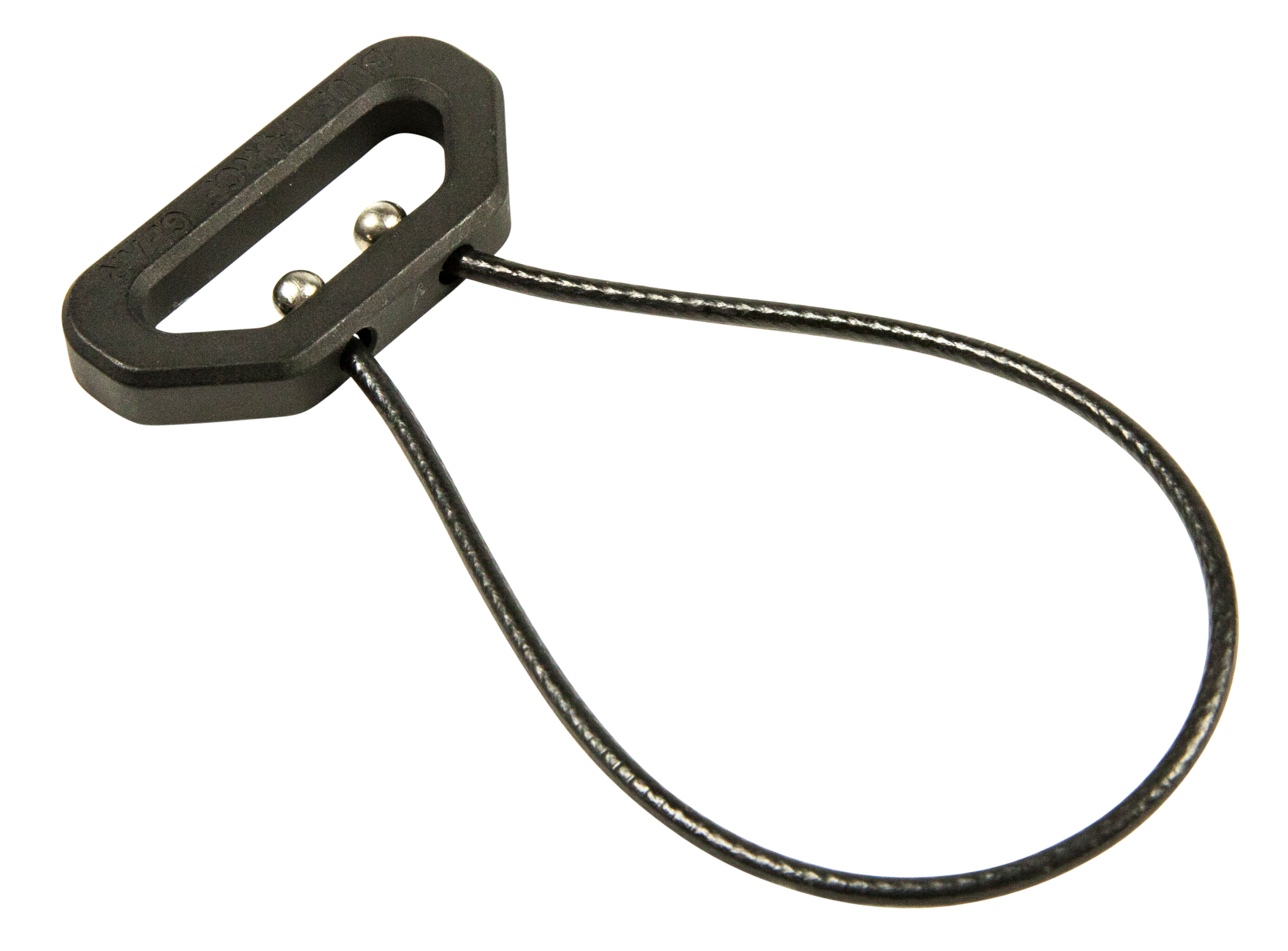 Blue Force Gear UWL325BK Universal Wire Loop Anodized Black 6061-T6 Aluminum 3.25"