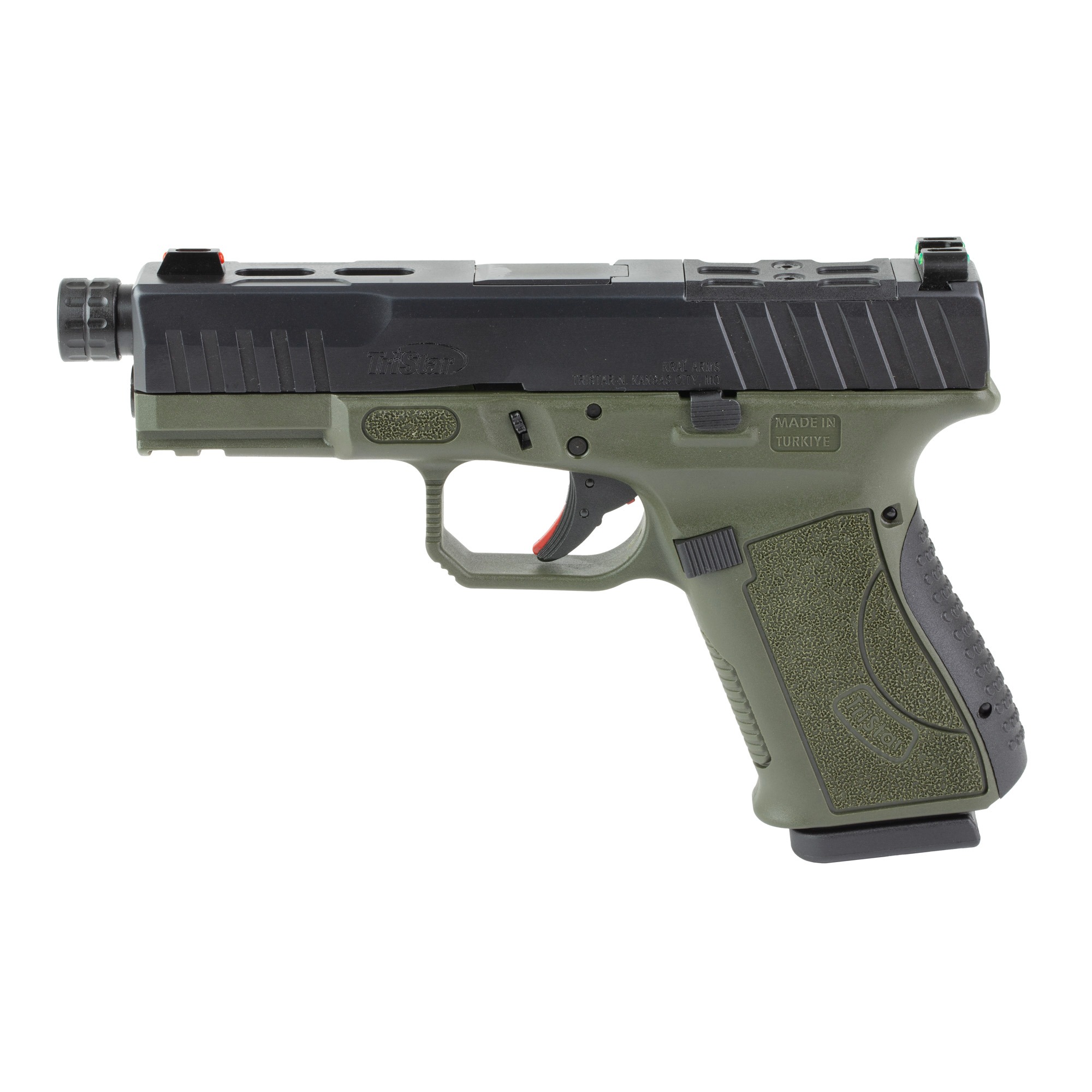TriStar APOC Pro 9mm 15rd ODG Threaded Pistol