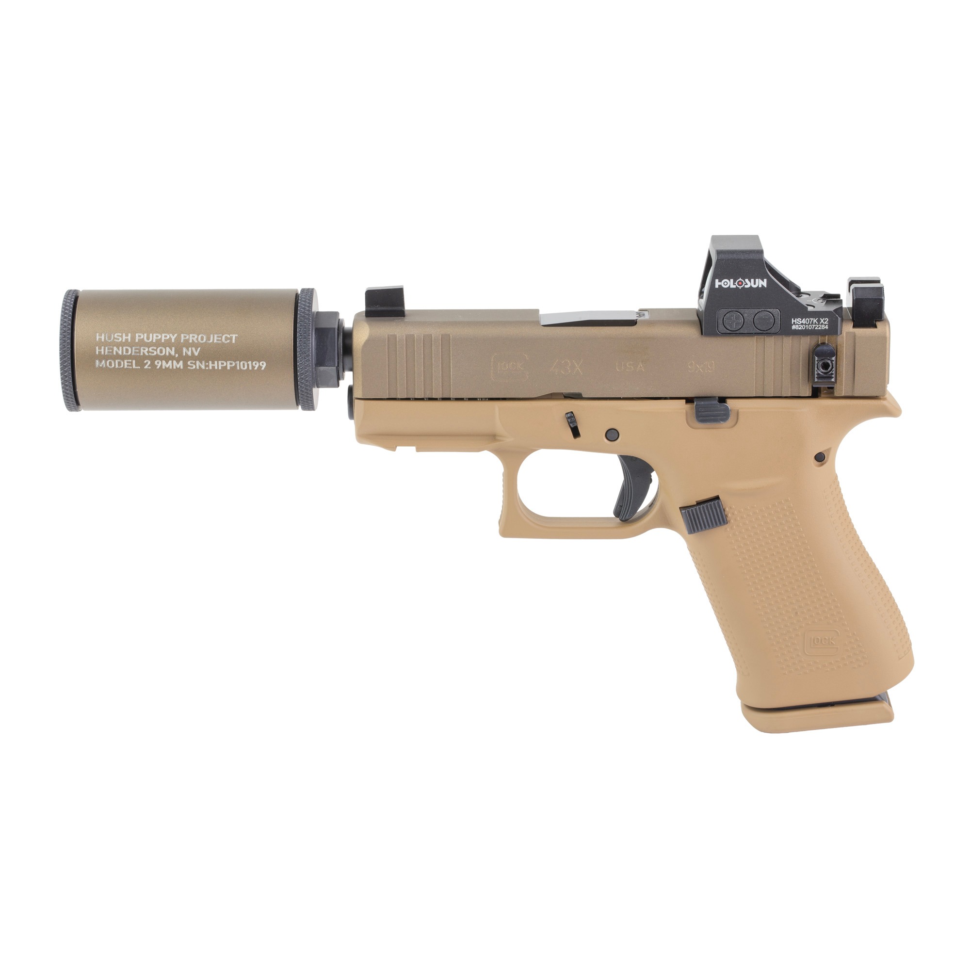 GLOCK 43X 9MM HP SUP 10RD 407K FDE
