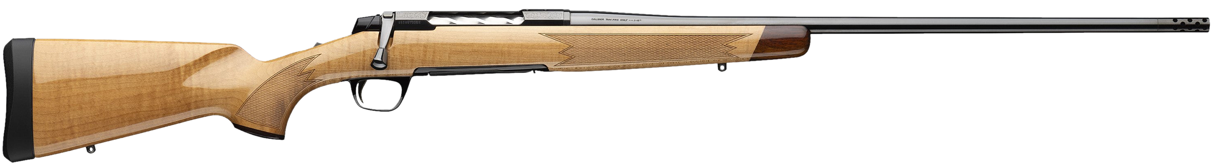 Browning 036080224 X-Bolt 2 Medallion 270 Win 4+1 22" Blue Polished Threaded Barrel & Drilled & Tapped Carbon Steel Receiver, Fixed Gloss AAAA Maple Wood Stock, Radial Muzzle Brake