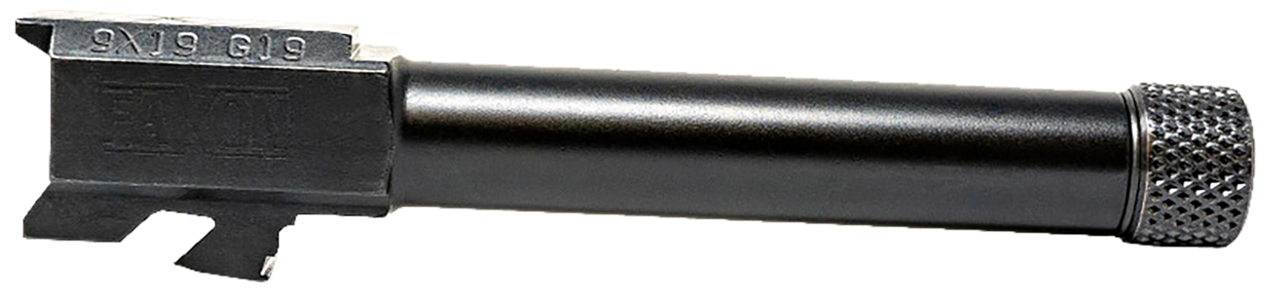 Faxon Firearms GA910N19NGQT Duty Series  9mm Luger Compatible w/Glock 19 Gen2-5, Threaded Black Nitride Steel