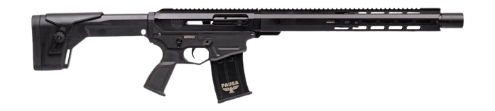 Panzer Arms PAAR12BLF AR12 G5 Semi-Auto 3" 5+1 18.50" Black Cerakote Aluminum/Polymer Receiver w/Picatinny Rail, M-LOK Handguards, Black Synthetic Stock