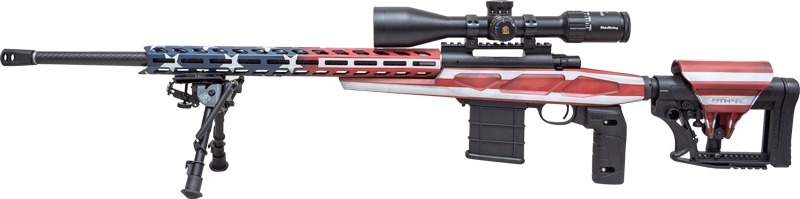 HOWA FLAG CHASSIS 308 USA FLG WIN 24" THREADED W/SCOPE