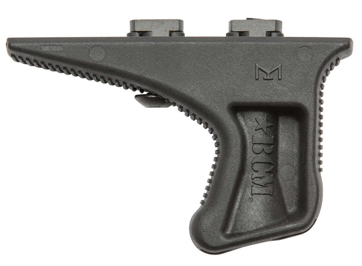BCM KAGMCMRBLK BCMGunfighter Kinesthetic Angled Grip MOD 3 Made of Polymer With Black Finish for M-Lok Rail